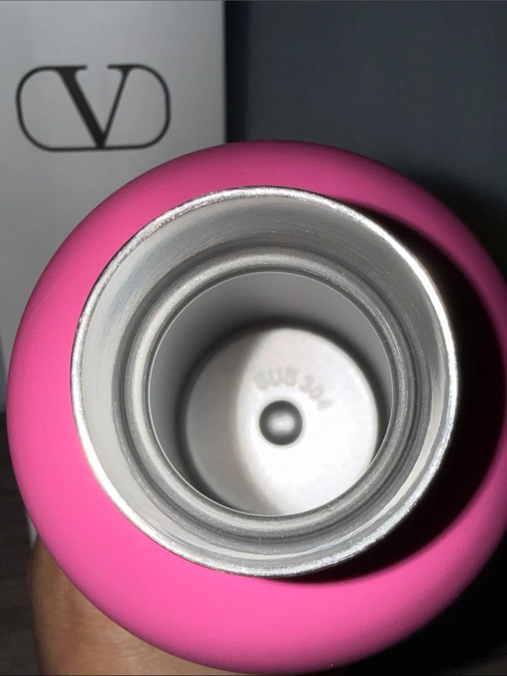 BNIB GWP Valentino Beauty stainless steel water bottle